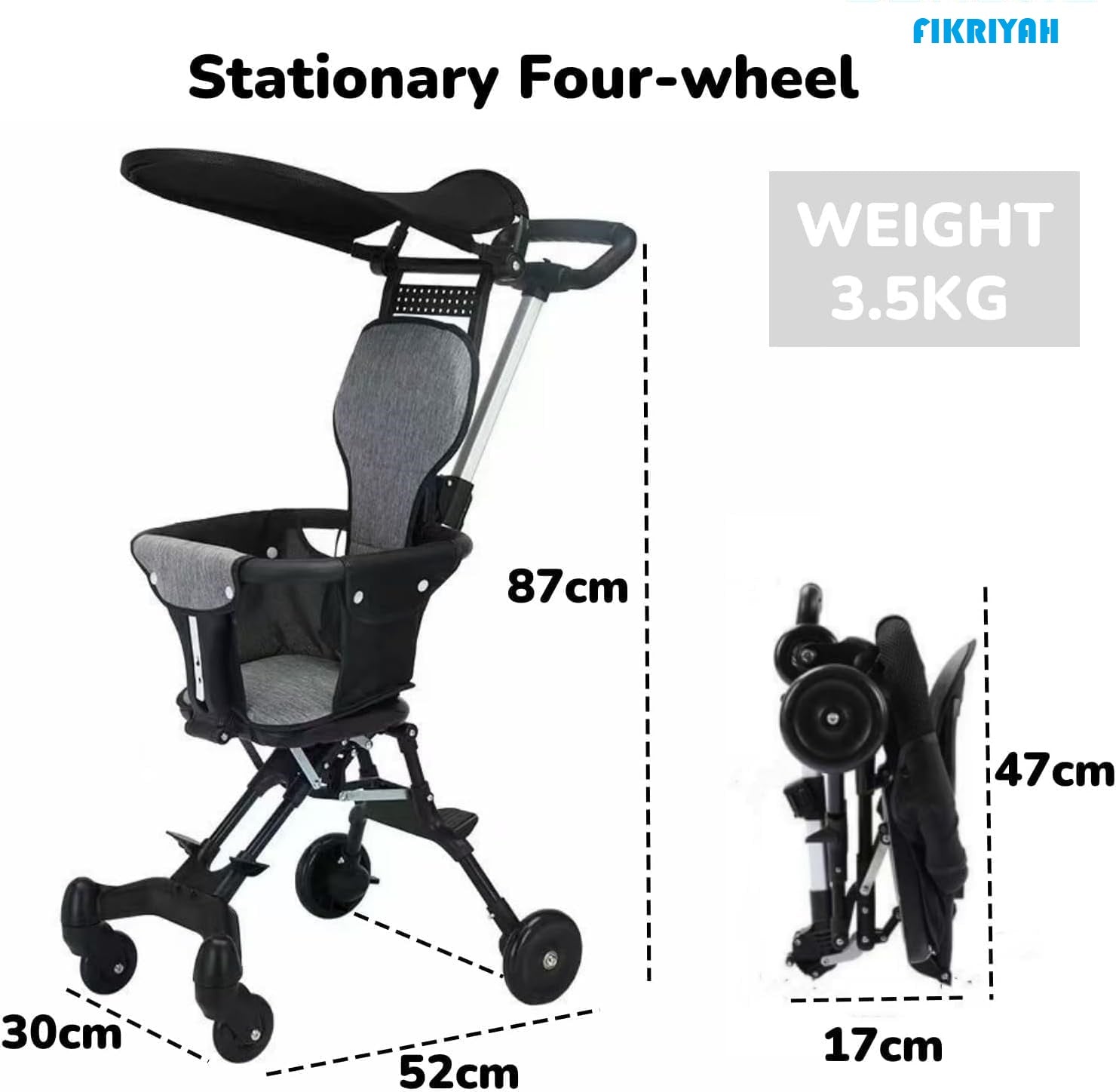 Baby Stroller | Foldable Travel Stroller