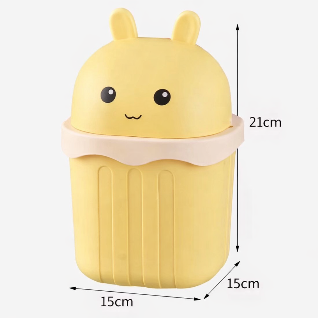 Bunny Mini Desktop Trash Bin