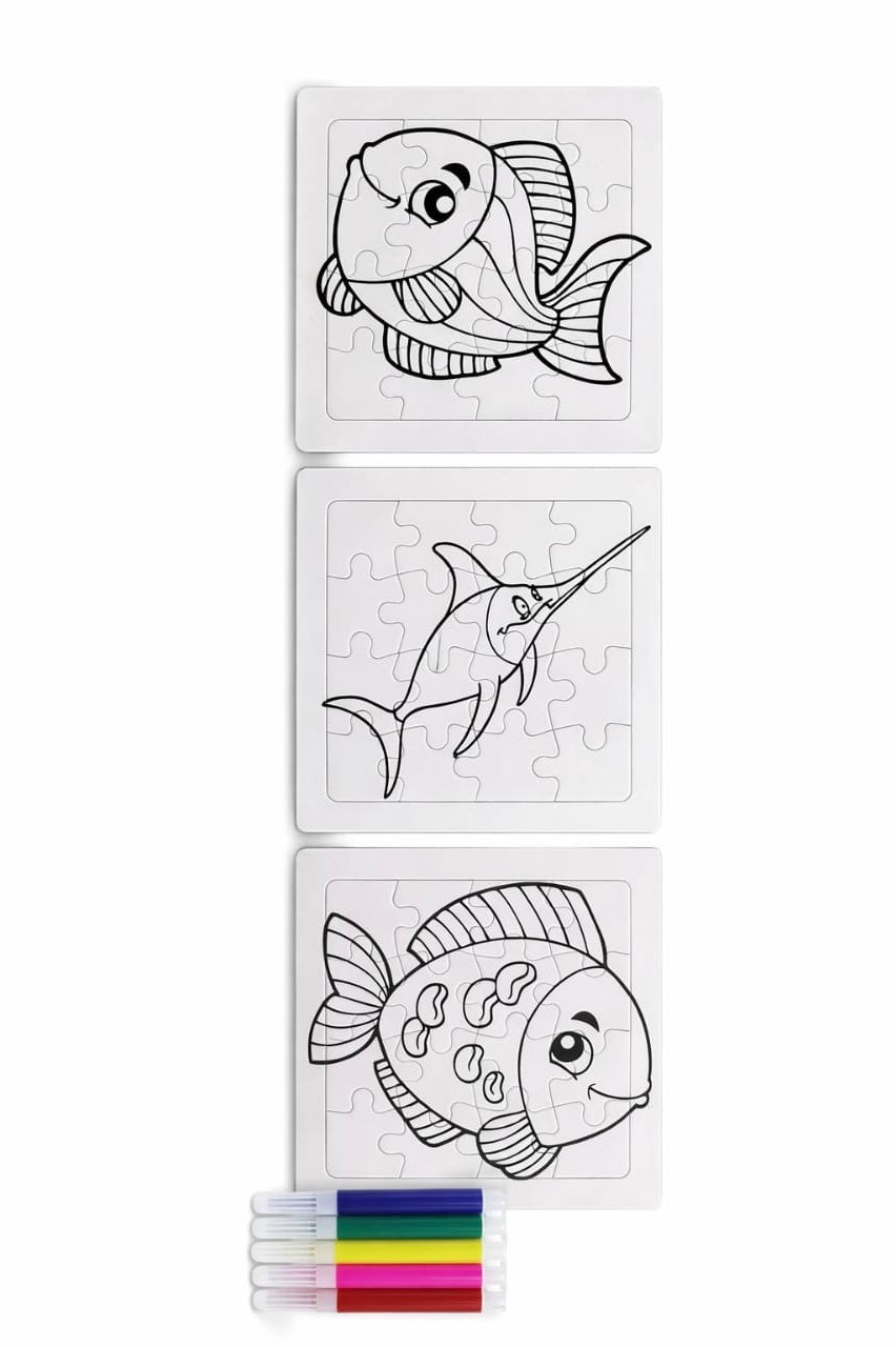 3pcs Kids Puzzles with Colours