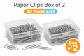 3 Box 80pcs Paper Clips | Sliver Paper clips