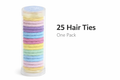 Multi Color Hair Ties 25pcs Box