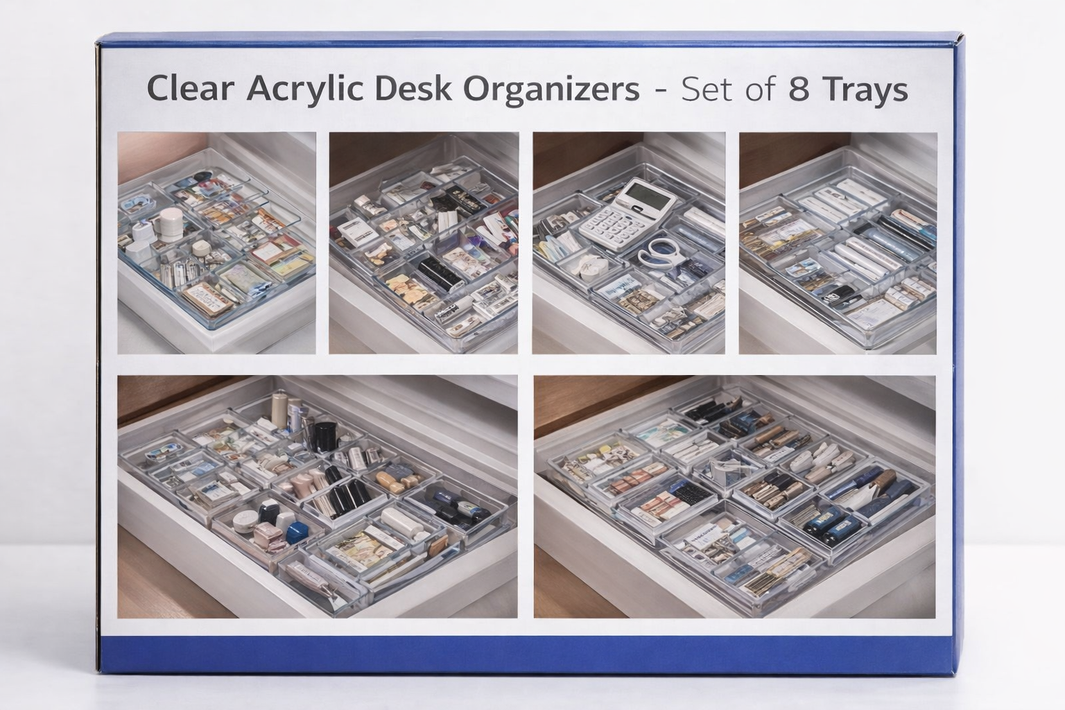Office/Cosmetic Organizers | Acrylic Organizer 8pcs